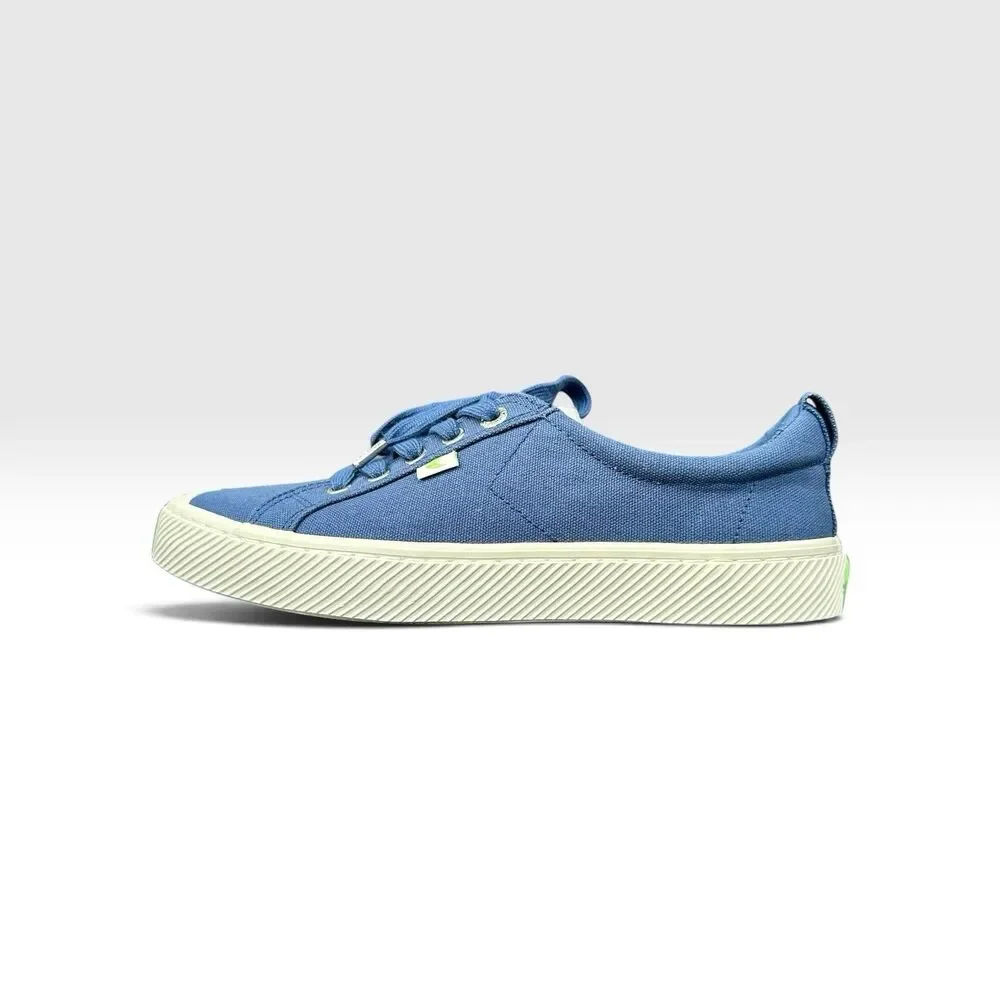 CARIUMA OCA Low Canvas Sneakers Blue Womens 9 Mens 7.5 EU 40 Sustainable Shoes